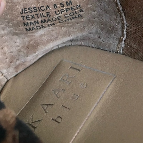 KAARI BLUE leopard print ballet flat-size 8.5-never worn - Picture 2 of 3